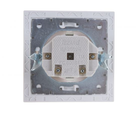 Розетка LEZARD RAIN с защитой от детей керамика белый 703-0202-124 – изображение 5