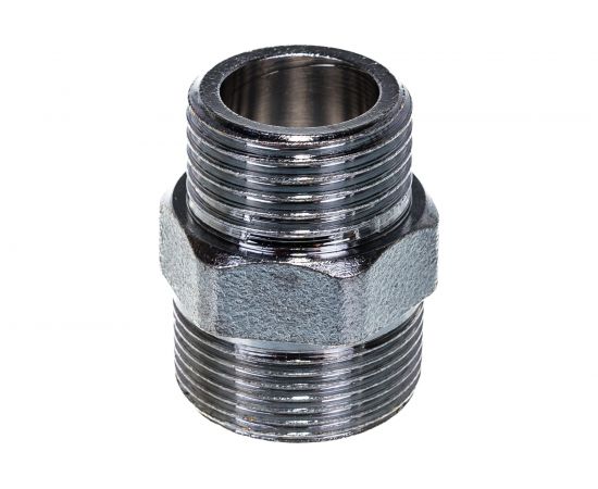 Хромированный переходник FAR 1/2 НР НР - М24x19 FC 5010 C12 – изображение 6