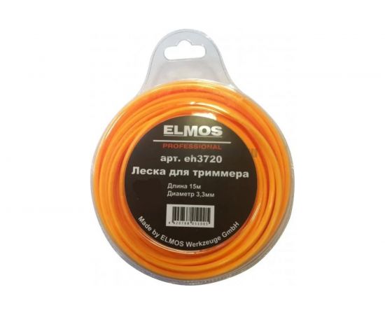 Леска для триммеров eh3720 (3.3 мм; 1.5 м; квадрат) Elmos e70 297 