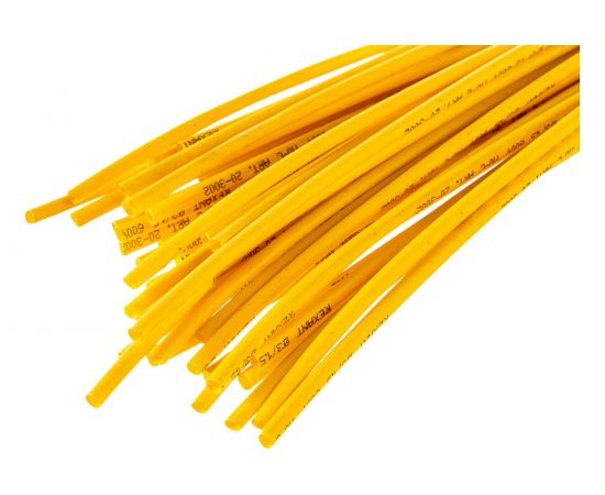 Термоусадка REXANT 3.0/1.5 мм, 1 м, желтая 20-3002 