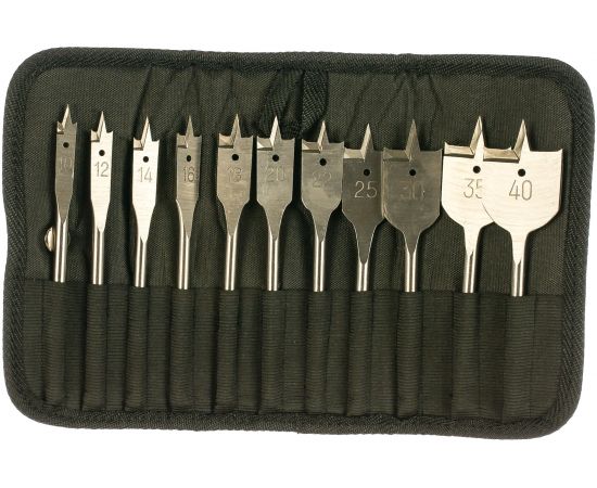 Набор перовых сверл (11 шт; 10-40 мм) Heller TD26508 