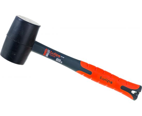 Киянка Tulips tools черная, 600 г, фиберглас IS12-361 