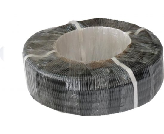 Металлорукав ЗЭТАРУС Р3-ЦП нг 15, в ПВХ изоляции, 20 метров/упаковка, чёрный, DIY zeta43021 