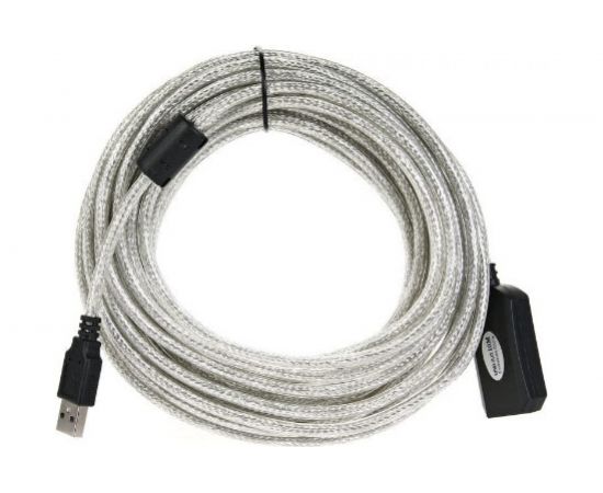 Кабель-адаптер VCOM USB2.0-repeater, удлинительный, активный, Am-Af, 10м VUS7049-10M 