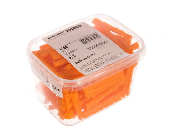 Дюбель U-FIX Качественный КРЕПЕЖ 6х52 150 шт 0500589 КЧ – изображение 2