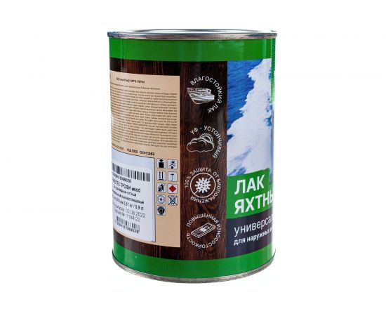 Уралкидный яхтный лак FARBITEX (универсальный; высокоглянцевый; 0.9 л) 4300004752 – изображение 2