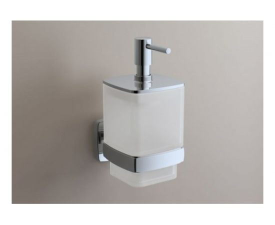 Стеклянный диспенсер для жидкого мыла с настенным держателем AM.PM Gem A9036900 – изображение 3