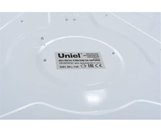 Светодиодный накладной светильник Uniel диммируемый ULI-D214 72W/SW/50 SATURN UL-00004197 – изображение 3