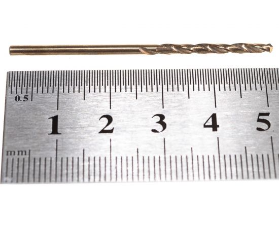 Сверло по металлу (2.2х27х53 мм; ц/х; Р6М5К5; А1) GRIFF a112022 – изображение 3