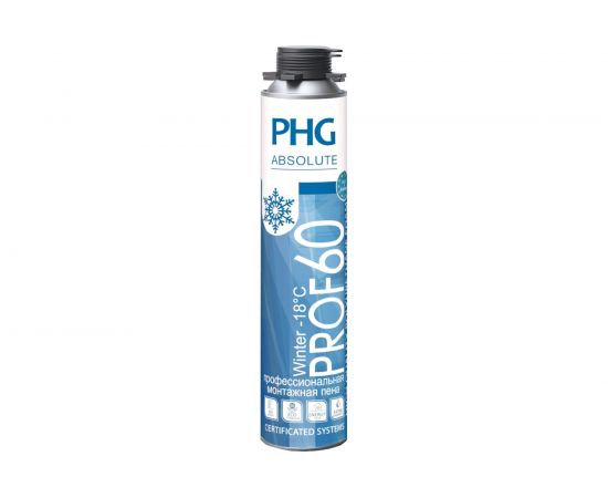 Профессиональная монтажная пена PHG Absolute PROF 60 750 ml Winter 242413 – изображение 3