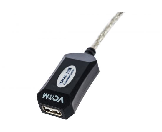 Кабель-адаптер VCOM USB2.0-repeater, удлинительный, активный, Am-Af, 10м VUS7049-10M – изображение 4