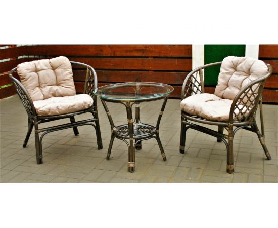 Набор мебели с подушкой Garden story Багамы Мини коньячный/бежевый CV-14C – изображение 4