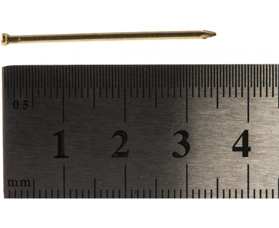 Финишные латунированные гвозди Профикреп пакет, 1,4х35 30 шт 111974 – изображение 4