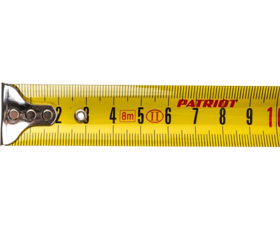 Рулетка, ударопрочный корпус, обрезиненная, 8м PATRIOT MTP-8 350005008 – изображение 5