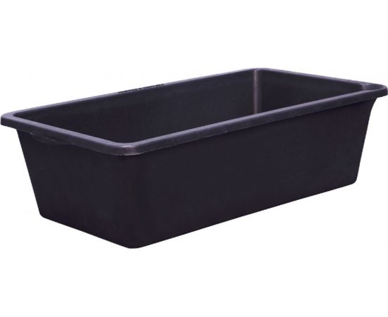 Емкость Тара.ру 20 л, строительная, прямоугольная, без крышки, цв. чёрный 26233 