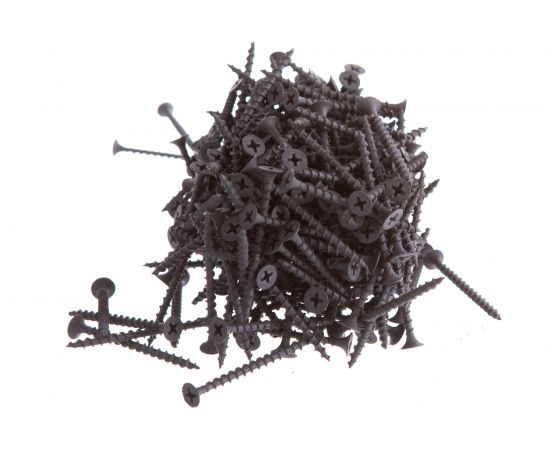 Саморез Качественный Крепеж 3,5х51 потай, крупная резьба, оксид 250 шт 0500369 КЧ 