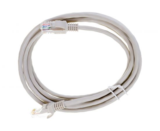 Патч-корд ExeGate UTP-RJ45-RJ45-5e-CU-2M-GY, UTP, cat.5e, 2м, медь, серый 282012 