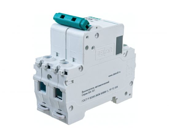 Автоматический модульный выключатель Schneider Electric 2п C 25А 4.5кА ВА-101 11068DEK – изображение 2