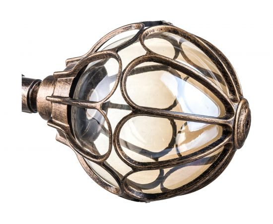 Садово-парковый светильник, столб круглый 60W 230V E27, черное золото Feron PL3707 11379 – изображение 2