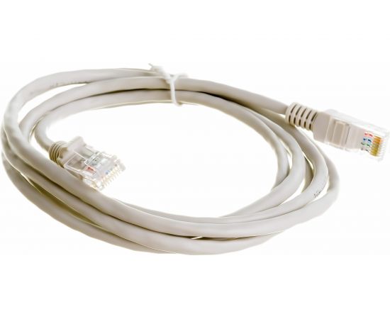 Патч-корд ExeGate UTP-RJ45-RJ45-5e-CU-2M-GY, UTP, cat.5e, 2м, медь, серый 282012 – изображение 2