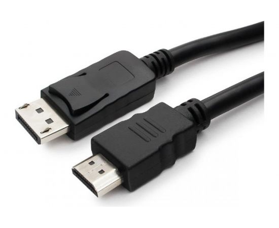 Кабель Cablexpert DisplayPort-HDMI, 20M/19M, 7.5м, черный, экран, пакет CC-DP-HDMI-7.5M – изображение 2