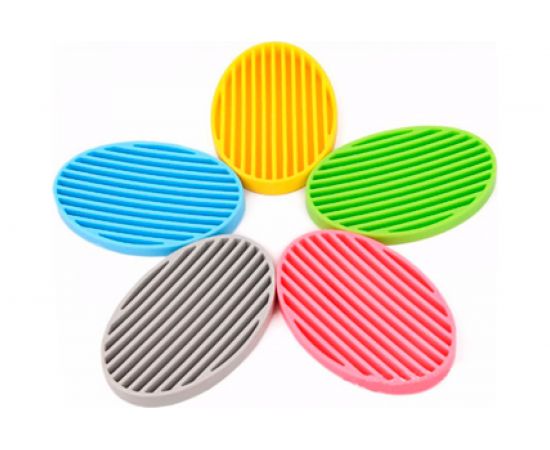 Мыльница SANTRADE силиконовая, зеленый 3428 – изображение 3