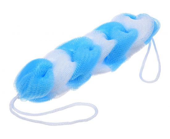 Мочалка для душа Банные Штучки Косичка, 22х5 см 42х5 см с ручками, 5 цветов 40024 – изображение 4