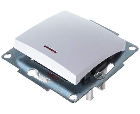 Выключатель с подсветкой LEZARD KARINA белый 707-0288-111 – изображение 4