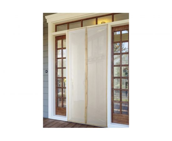 Антимоскитная сетка СИМАЛЕНД 100x210 см, на магнитах, цвет бежевый 4095248 – изображение 4