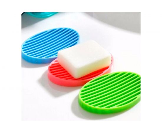 Мыльница SANTRADE силиконовая, зеленый 3428 – изображение 4