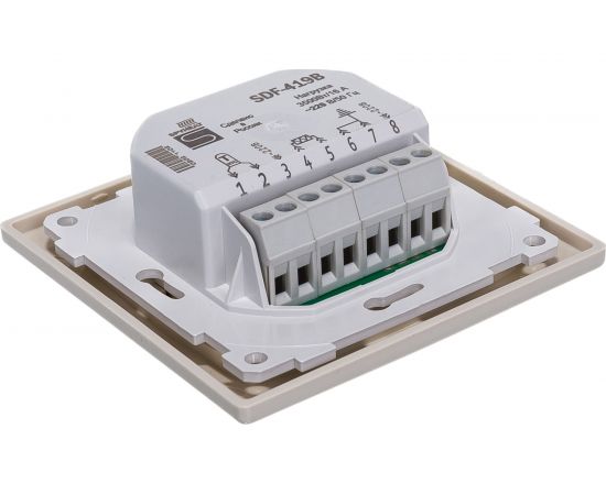 Термостат сенсорный встраиваемый SPYHEAT SDF-419B (бежевый) – изображение 4