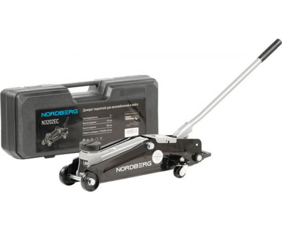 Подкатной домкрат для автолюбителя в кейсе (2 т) NORDBERG N3202EС – изображение 7