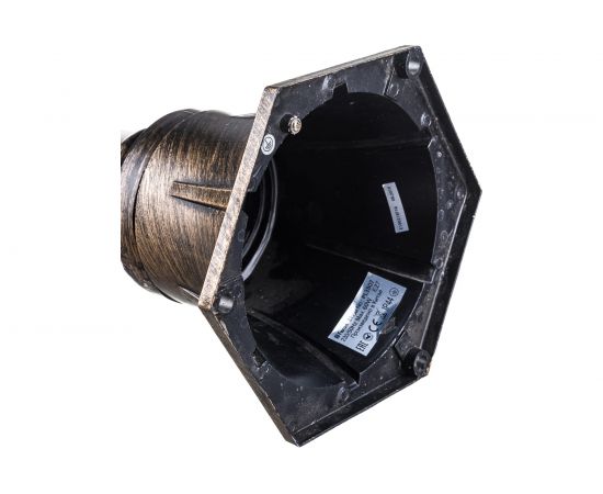 Садово-парковый светильник, столб круглый 60W 230V E27, черное золото Feron PL3707 11379 – изображение 8