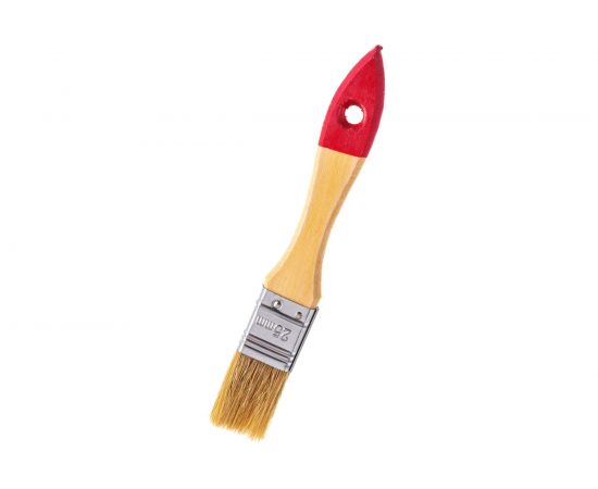 Флейцевая кисть, натуральная щетина, 55% топс, лакированная ручка, ширина 25мм МASTER COLOR 30-0011 