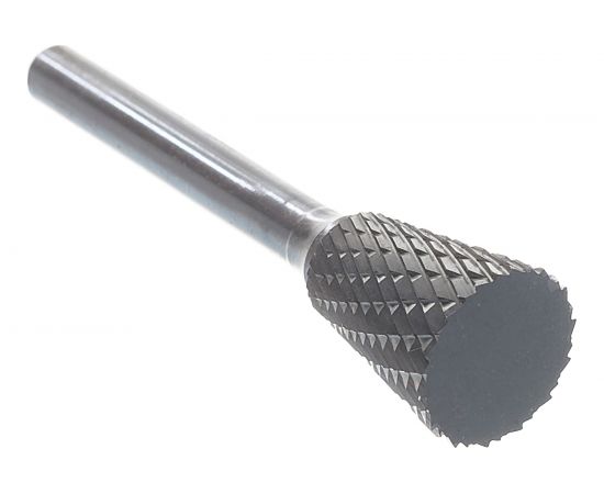 Борфреза твердосплавная обратный конус с двойной насечкой (16х19 мм; хвостовик 6 мм) ПНЕВМО-ТРЕЙД N1619-M06 