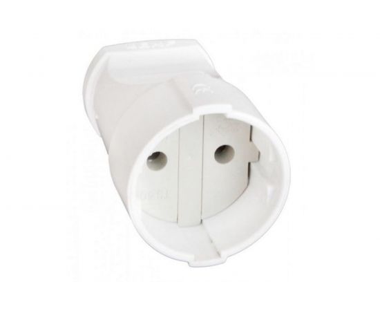 Кабельная розетка Пан Электрик б/з 16А 250В ABS-пластик, белая 24205 5 