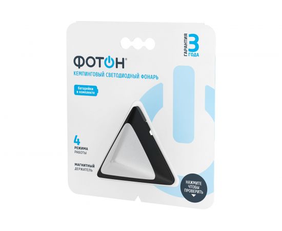 Кемпинговый светодиодный фонарь ФОТОН С-150 1хLR03 в комплекте, черный 23435 – изображение 2
