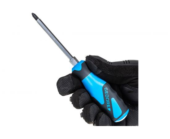 Набор отверток с ударным наконечником с трехкомпонентной рукояткой 6 предметов GEDORE 1878743 – изображение 2