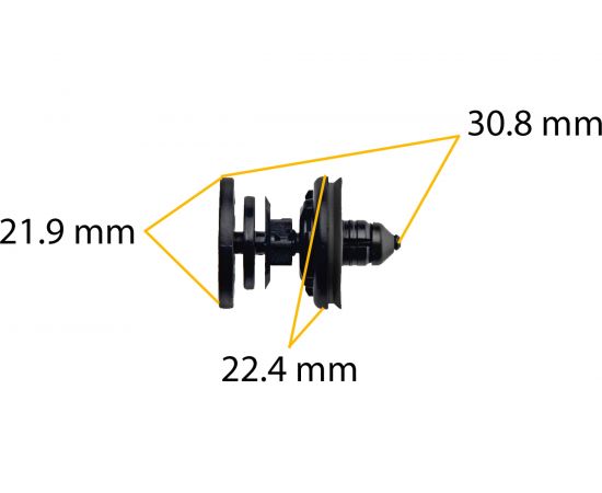 Автокрепеж для VAG 10 шт 7L6868243 КрепАвто 1269 – изображение 2