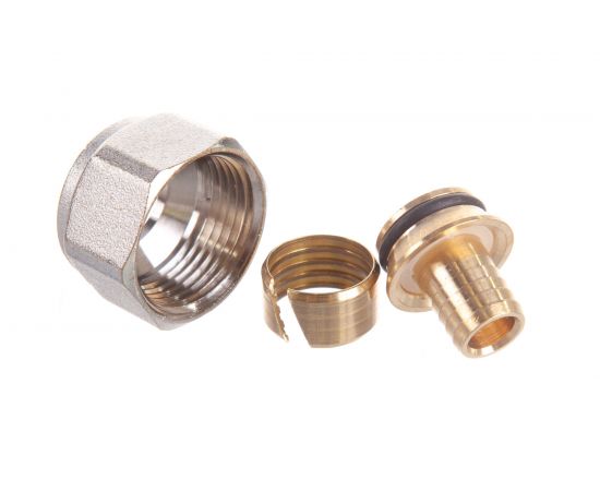 Обжимной коллекторный соединитель EUROS евроконус для PEX трубы O20x2 - 3/4" EU.ST3288040 20x2x34_k – изображение 2