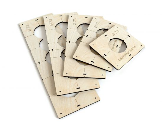 Комплект шаблонов для подрозетников под коронку 73 мм BM-006-73 – изображение 3