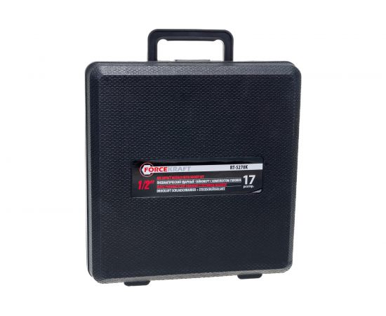 Ударный пневмогайковерт с комплектом ударных головок и удлинителем FORCEKRAFT 25895 RT-5270K(FK) – изображение 3