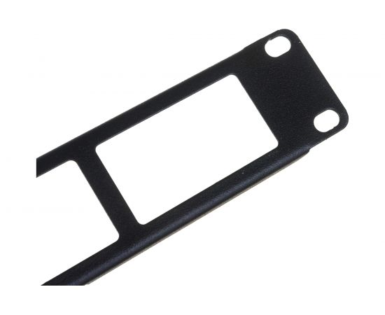 Кабельный горизонтальный органайзер ЦМО 19, 1U с окнами для кабеля, черный ГКО-О-1-9005 – изображение 3