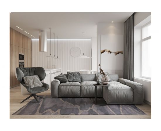 Стеновой молдинг (панель) Decor-Dizayn ""Грани"" ударопрочная, влагостойкая, под покраску 150Х10Х2000мм DD901 – изображение 4