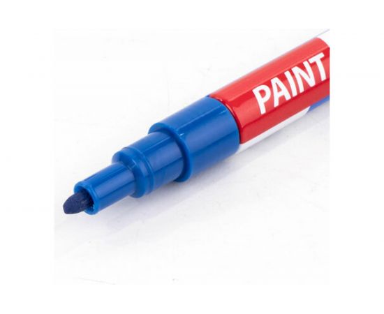 Лаковый маркер-краска BRAUBERG EXTRA paint marker 2 мм, синий, улучшенная нитро-основа, 151970 – изображение 4