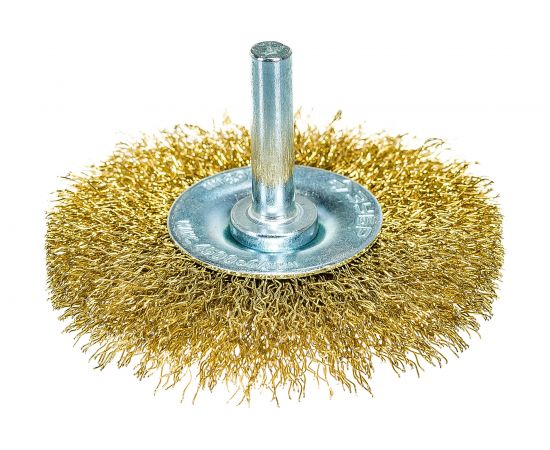 Щетка дисковая (63 мм; 0.3 мм; витая латунированная стальная проволока) для дрели ЗУБР 3520-063_z02 – изображение 5