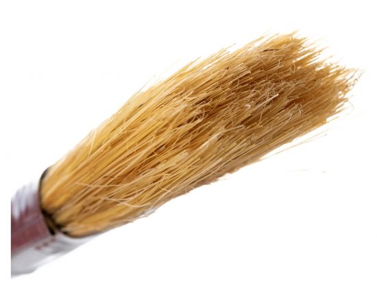 Флейцевая кисть, натуральная щетина, 55% топс, лакированная ручка, ширина 25мм МASTER COLOR 30-0011 – изображение 5