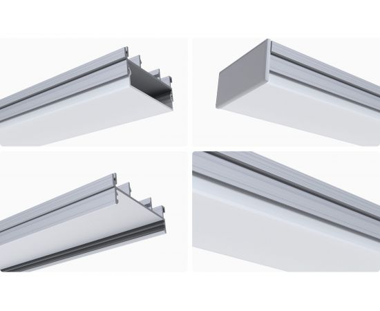 Профиль Apeyron накладной/врезной 37х20 мм для светодиодной ленты 1м СПС1235-А 08-15 – изображение 9