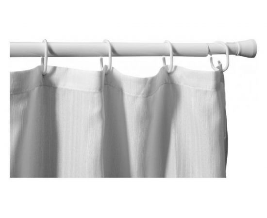 Подвесной карниз для ванны Aquanet 110-200, раздвижной, алюминий, белый глянец Aquanet SR0022B 00202357 