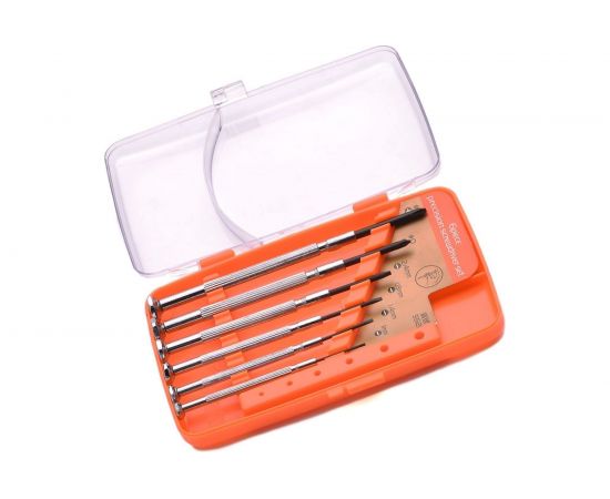 Набор отверток для точных работ HARDEN, CRV, 6 шт., в пласт. пенале 550121 